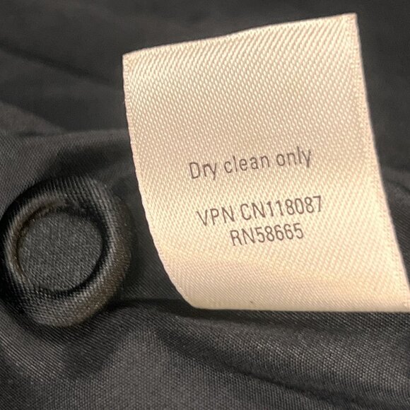 John R. Roberts Blazer Mens 40L Blue Two Button Sport Coat Jacket Modern Fit - Picture 13 of 13